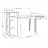 Masa de birou MLAND LOYD STUDY TABLE, Stejar, Antracit, 141x92x30.4
