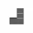 Antreu MLAND DUDE BENCH SHOE CABINET RETRO GREY