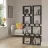 Etajera MLAND RAIL BOOKCASE NR.1, Antracit, 79x24x166.5