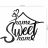 Decor MLAND SWEET HOME METAL BLACK
