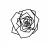 Decor MLAND METAL WALL ART NO:51 WILD ROSE