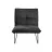Fotoliu DP Bronx 665 Negru, Velvet, Metal