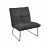 Fotoliu DP Bronx 665 Negru, Velvet, Metal