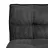 Fotoliu DP Bronx 665 Negru, Velvet, Metal