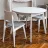 Стул DP Lula Ткань Malmo 90+White Legs, Белый, Серый