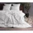 Lenjerie de pat CTEXTIL GROUP 
 SET SATINALB 2.2/50/70, 2 persoane Euro, Straipsatin, Alb