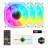Вентилятор GAMEMAX KF300 WH, 3xARGB Fan Kit, 120mm, 