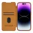 Чехол Nillkin iPhone 15 Pro, Qin Pro Brown