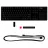 Gaming keyboard HyperX ALLOY ORIGINS PBT MECHANICAL GAMING KEYBOARD (US LAYOUT), Red - Linear key switch, High-quality, Durable PBT keycaps, Backlight (RGB), 100% anti-ghosting, Key rollover: 6-key / N-key modes, Ultra-portable design, Solid-steel frame, USB