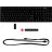 Gaming keyboard HyperX ALLOY ORIGINS PBT MECHANICAL GAMING KEYBOARD (US LAYOUT), Red - Linear key switch, High-quality, Durable PBT keycaps, Backlight (RGB), 100% anti-ghosting, Key rollover: 6-key / N-key modes, Ultra-portable design, Solid-steel frame, USB