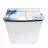 Masina de spalat rufe semiautomata GHIOCEL MSC 9.5/6 kg P BLUE 500/200W, 9.5 kg, Alb, Albastru