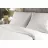 Lenjerie de pat REMAX CUVERTURĂ DE PLAPUMĂ, CEARCEAF + 2 FEȚE DE PERNĂ, 2 Persoane Euro, Straip satin, Alb