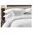 Lenjerie de pat REMAX CUVERTURĂ DE PLAPUMĂ, CEARCEAF + 2 FEȚE DE PERNĂ, 2 Persoane Euro, Straip satin, Alb