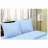 Lenjerie de pat REMAX PLAPUMĂ, CEARCEAF + 2 FEȚE DE PERNĂ, 2 Persoane Euro, Satin, Albastru deschis