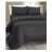Lenjerie de pat REMAX PLAPUMĂ, CEARCEAF + 2 FEȚE DE PERNĂ, 2 Persoane Euro, Satin, Grafit