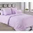 Lenjerie de pat REMAX PLAPUMĂ, CEARCEAF + 2 FEȚE DE PERNĂ, 2 Persoane Euro, Satin, Liliac