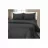 Lenjerie de pat REMAX CEARSAF DE PLAPUMA, CEARSAF DE PAT + 2 FETE DE PERNA, 2 persoane, Satin, Grafit