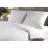 Lenjerie de pat REMAX CEARSAF DE PLAPUMA, CEARSAF DE PAT + 2 FETE DE PERNA, 2 persoane Euro, Stripe satin, Alb