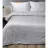 Lenjerie de pat REMAX EURO 1, 2 persoane Euro, Straip satin, Cenusa
