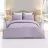 Lenjerie de pat REMAX EURO 1, 2 persoane Euro, Straip satin, Roz