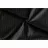 Lenjerie de pat REMAX EURO 1, 2 persoane Euro, Straip satin, Negru