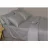 Lenjerie de pat REMAX SUPER EURO (CERCEAF PILOTA, CEARCEAF PENTRU PAT + 2 FETE DE PERNA), 2 persoane Euro, Satin, Cenusa