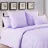 Lenjerie de pat REMAX SUPER EURO (CERCEAF PILOTA, CEARCEAF PENTRU PAT + 2 FETE DE PERNA), 2 persoane Euro, Satin, Lavanda