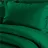 Постельное белье (комплект) REMAX Супер Евро (пододеяльник, простынь + 2 наволочки), Двуспальный Евро, Сатин, Зеленый