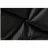 Lenjerie de pat REMAX SUPER EURO (CERCEAF PILOTA, CEARCEAF PENTRU PAT + 2 FETE DE PERNA), 2 persoane Euro, Straipsatin, Negru