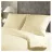 Lenjerie de pat REMAX SUPER EURO (CERCEAF PILOTA, CEARCEAF PENTRU PAT + 2 FETE DE PERNA), 2 persoane Euro, Straipsatin, Ivory