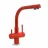 Baterie pentru chiuveta HOFF ROBINET COLOR 3-CANALE 3301 (RED), Rosu
