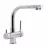 Baterie pentru chiuveta HOFF ROBINET COLOR 3-CANALE 3301 CR (CHROME), Crom