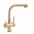 Baterie pentru chiuveta HOFF ROBINET COLOR 3-CANALE 3301 G (BRASS ANTIGUE), Alama