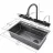 Chiuveta iSink
 MULTIFUNCȚIONALĂ, Inox, Anthracite, 75x45