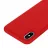 Чехол HELMET Liquid Silicone iPhone Xs Max, Red
