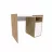 Masa de calculator SP CLASSIC 10904, Stejar inchis, Alb, 100x75x60