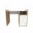 Masa de calculator SP CLASSIC 10912, Stejar inchis, Alb, 110x75x60