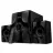 Boxa SVEN "MS-315" BLUETOOTH, FM, USB, DISPLAY, RC, BLACK, 46W / 20W + 2X13W / 2.1