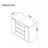 Comoda Ambianta SPACE, Gri, 110.2x48x87.3