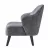Fotoliu Dogtas ALLEGRA ARMCHAIR WOODEN (FIXED LEG) GK:6665PZ/SA:6667PZ/AR:SIYAH, BEIGE, Velvet