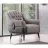 Fotoliu Dogtas DIAMOND ARMCHAIR, GK:6003, BLACK (84*89*92), Stofa, 130 kg
