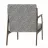 Fotoliu Dogtas GLORIA ARMCHAIR, GK:1800/BM:1800/AR:BLACK, DEKOSTOFF BLACK/WHITE STRIPES, Stofa