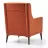 Fotoliu Dogtas RITA ARMCHAIR GK:2251, WALNUT, RED, Velvet