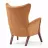 Fotoliu Dogtas UNITED ARMCHAIR GK:1914/AR:WALNUT, DEKOSTOFF YELLOW/ORANGE