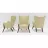 Fotoliu Dogtas UNITED ARMCHAIR GK:1914/AR:WALNUT, DEKOSTOFF YELLOW/ORANGE