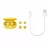 Беспроводные наушники PHILIPS TAT1207YL/00, Yellow, TWS