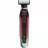 Masina de tuns Rowenta TN604MF0, 6 trepte de taiere, 5 piepteni, Inox cu invelis din titan, Argintiu, Rosu