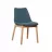 Scaun AG BLOOM, Albastru, Lemn