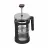 French-press POLARIS COFFEE TEA MAKER ALBERO-1000FP, 1 l, Sticla, Plastic, Negru