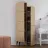 Dulap penal MLAND STAIR MULTIPURPOSE CABINET - OAK, Stejar, 156x37.4x62.2